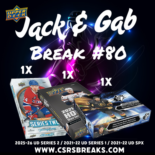 Jack & Gab Break Thursday/Jeudi #080