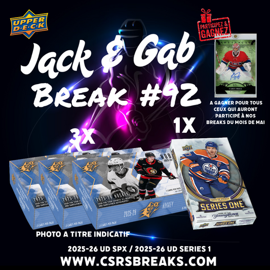 Jack & Gab Break Thursday/Jeudi #092